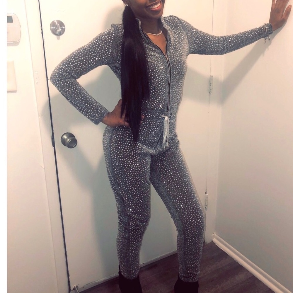 Rhinestone Jumpsuit